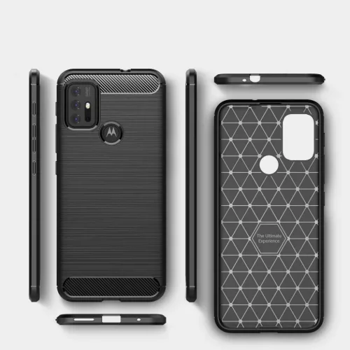 Motorola Moto G10/G30 Tech-Protect carbon mintájú TPU tok fekete-6216990210310 8 kép