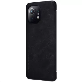 Xiaomi Mi 11 Nillkin Qin bőr fliptok fekete-6902048214118 2 kép