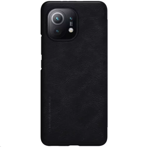Xiaomi Mi 11 Nillkin Qin bőr fliptok fekete-6902048214118 4 kép