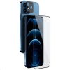 iPhone 12 Pro Nillkin 2in1 HD kijelzővédő üvegfólia + kamera lencse védő szett fekete