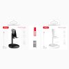 XO C42 Univerzális asztali telefon / tablet tartó fekete-6920680867301 3 kép