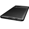 Samsung Galaxy A42 5G Armored szénszál mintájú TPU tok fekete-5902429901805 2 kép