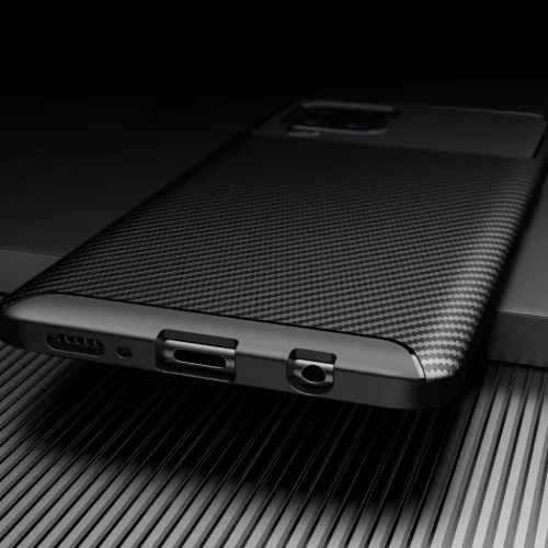 Armored szénszál mintájú TPU tok SAMSUNG GALAXY A42 5G kék-5902429902031 3 kép