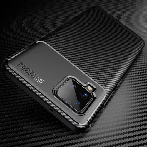 Armored szénszál mintájú TPU tok SAMSUNG GALAXY A42 5G kék-5902429902031 4 kép