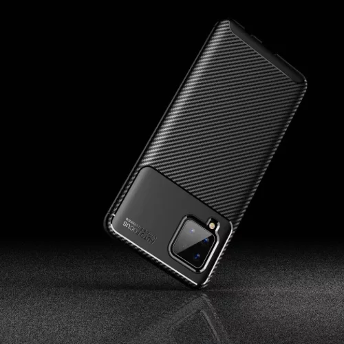 Armored szénszál mintájú TPU tok SAMSUNG GALAXY A42 5G kék-5902429902031 7 kép