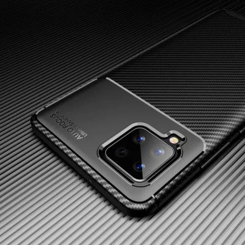 Armored szénszál mintájú TPU tok SAMSUNG GALAXY A42 5G kék-5902429902031 8 kép