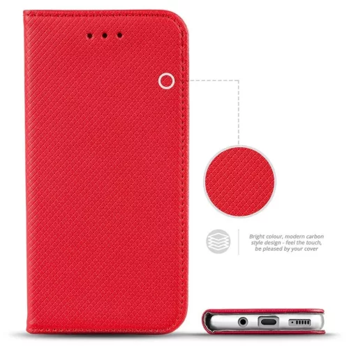 Mágneses fliptok SAMSUNG GALAXY M31S piros-5900495871497 6 kép