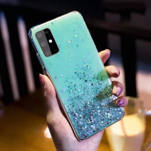 Samsung S21+ Plus Sequins csillogó flitteres tok menta-5902429903700 9 kép