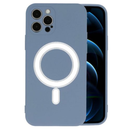 iPhone 12 Pro MAX TEL PROTECT MagSilicone tok kék-5900217406990 7 kép