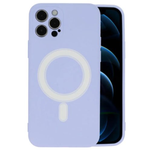 iPhone 12 Pro MAX TEL PROTECT MagSilicone tok lila-5900217406976 1 kép