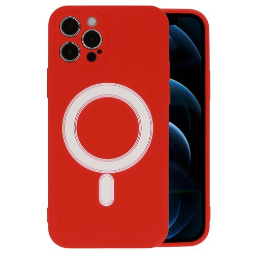 iPhone 12 Pro MAX TEL PROTECT MagSilicone tok piros-5900217406969 1 kép