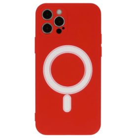 iPhone 12 Pro MAX TEL PROTECT MagSilicone tok piros-5900217406969 2 kép