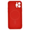 iPhone 12 Pro MAX TEL PROTECT MagSilicone tok piros-5900217406969 3 kép