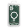 iPhone 12 Pro MAX TEL PROTECT MagSilicone tok sötétzöld-5900217406945 6 kép