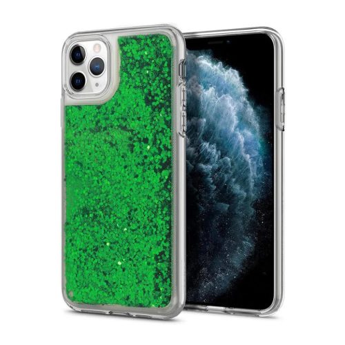 Samsung A72 5G Liquid folyékony flitteres tok zöld-5900217405030 1 kép