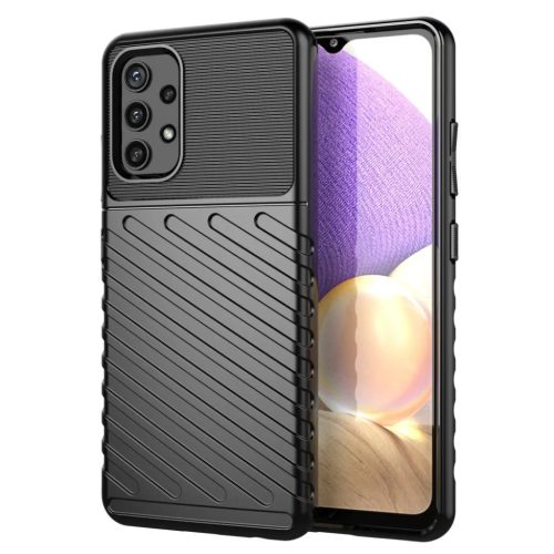 SAMSUNG A72 4G fekete  tok Thunder fokozott védelmet biztosító flex-9111201925328 1 kép