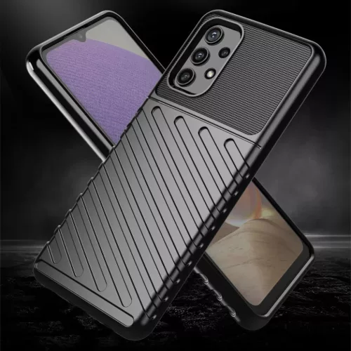 SAMSUNG A72 4G fekete  tok Thunder fokozott védelmet biztosító flex-9111201925328 2 kép