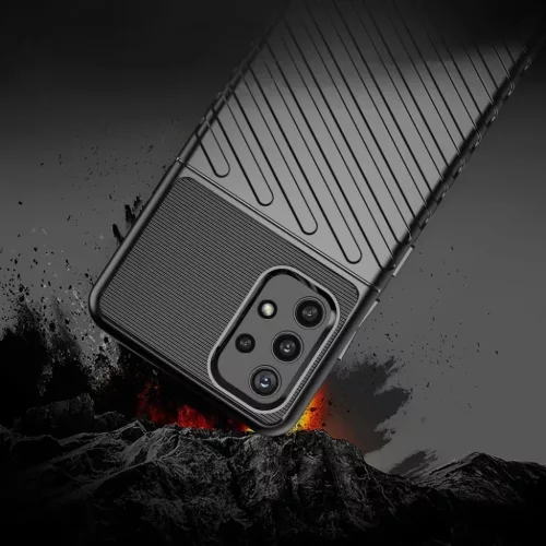 SAMSUNG A72 4G fekete  tok Thunder fokozott védelmet biztosító flex-9111201925328 6 kép