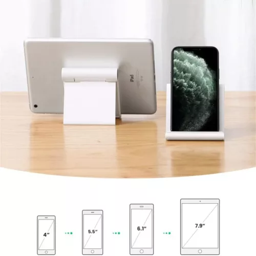 Tech-Protect Z1 asztali telefon és tablet állvány fehér-6216990210808 4 kép