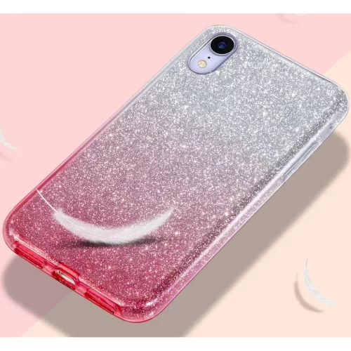 Glitter flitteres tok SAMSUNG GALAXY A02S pink-5902429901447 6 kép