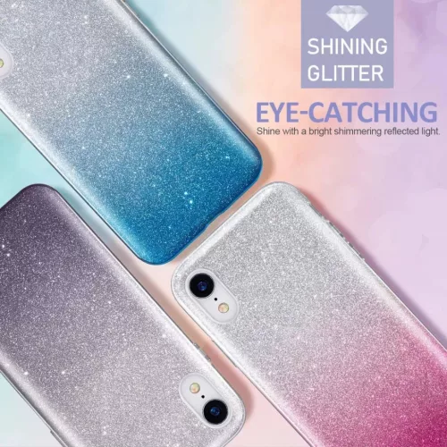 Glitter flitteres tok SAMSUNG GALAXY A02S pink-5902429901447 7 kép