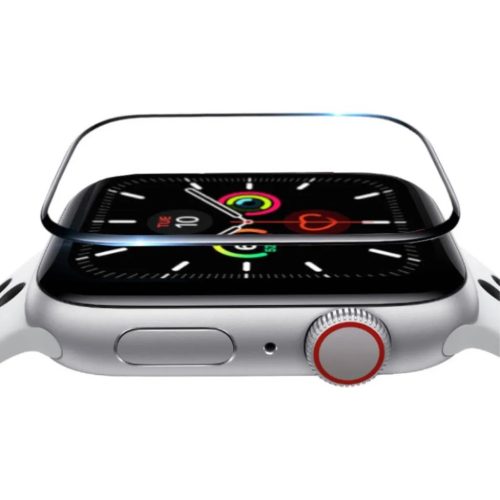 Apple Watch 4/5 (44mm) kijelzővédő üvegfólia fekete MyScreen Diam-5901924992271 2 kép