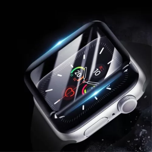 Apple Watch 4/5 (44mm) kijelzővédő üvegfólia fekete MyScreen Diam-5901924992271 3 kép
