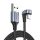 Ugreen Nylon harisnyázott USB - USB Type C kábel döntött fejjel 1m-6957303873135 1 kép