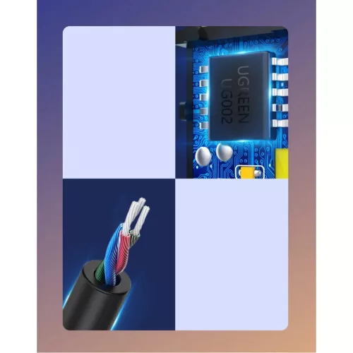 Ugreen USB Vezeték nélküli Bluetooth 5.0 AUX adapter jack audio ká-6957303876013 5 kép