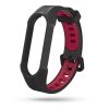 Xiaomi Mi Smart Band 5/6 Tech-protect Armour Óraszíj Fekete/piros-6216990211591 1 kép