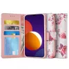 TECH-PROTECT Wallet fliptok Samsung M12 Rózsa mintás