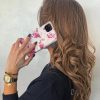 TECH-PROTECT Wallet fliptok Samsung M12 Rózsa mintás-6216990211010 4 kép