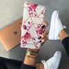 TECH-PROTECT Wallet fliptok Samsung M12 Rózsa mintás-6216990211010 5 kép