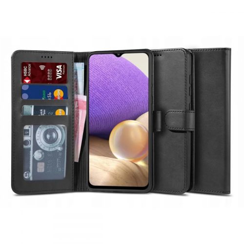 Samsung A32 LTE TECH-PROTECT Wallet 2 fliptok fekete-6216990210532 1 kép