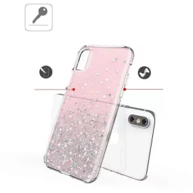 Wozinsky Star csillogó flitteres tok Samsung A42 5G pink-9111201922617 2 kép