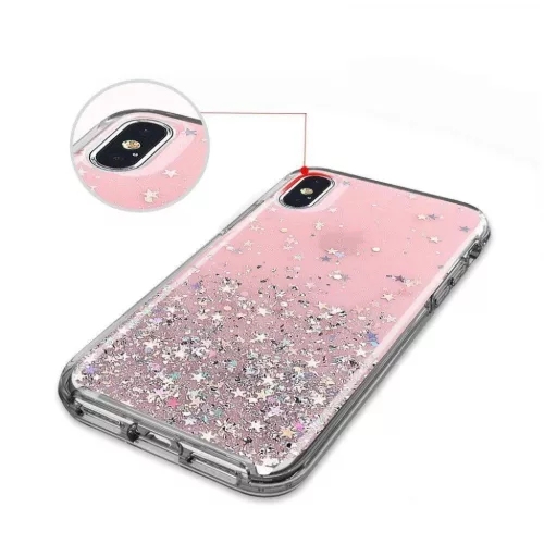 Wozinsky Star csillogó flitteres tok Samsung A42 5G zöld-9111201922624 6 kép