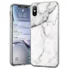Wozinsky márvány mintás tok Samsung M51 fehér