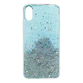   Wozinsky Star csillogó flitteres tok Samsung Galaxy M30s kék