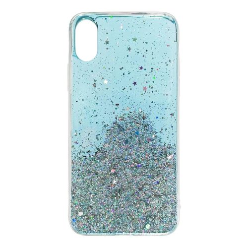 Wozinsky Star csillogó flitteres tok Samsung Galaxy M30s kék