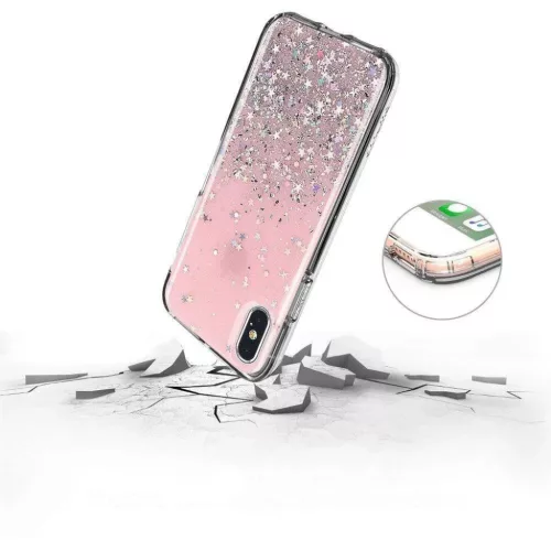 Samsung Galaxy S21+ Plus Wozinsky Star csillogó flitteres tok kék-9111201927087 3 kép