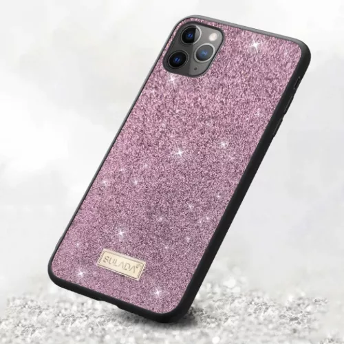 SULADA Dazzling Glitter tok iPhone XR pink-5904161100935 2 kép