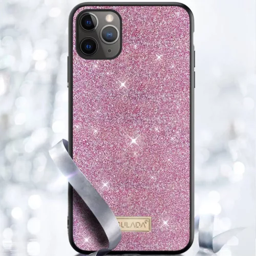 SULADA Dazzling Glitter tok iPhone XR pink-5904161100935 3 kép