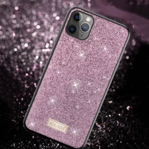 SULADA Dazzling Glitter tok iPhone XR pink-5904161100935 4 kép