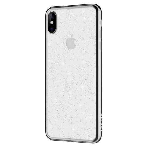 iPhone 12 mini SULADA Glitter tok átlátszó/fekete-5904161101185 4 kép