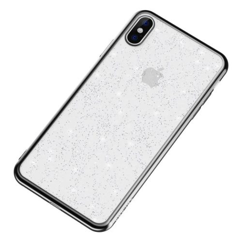 iPhone 12 mini SULADA Glitter tok átlátszó/fekete-5904161101185 5 kép