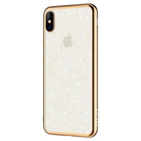 iPhone 12 Pro Max Sulada Glitter tok átlátszó/arany-5904161101307 2 kép