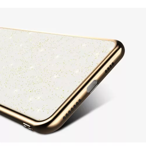 iPhone 12 Pro Max Sulada Glitter tok átlátszó/arany-5904161101307 7 kép