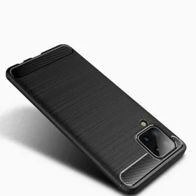 Tech-Protect carbon mintájú TPU tok Samsung M12 fekete-6216990210921 2 kép