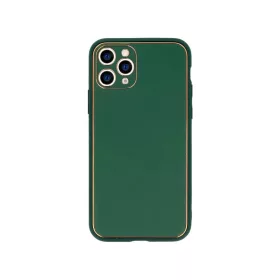 Samsung A51 Tel Protect Luxury szilikon tok sötétzöld