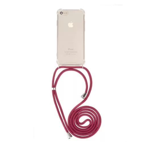 SAMSUNG A32 5G Forcell Cord tok csuklópánttal piros-5903396104718 2 kép